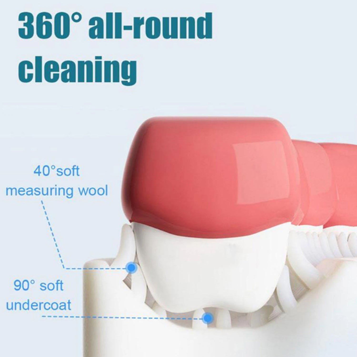 Kids U Shaped Large Tooth Brush used in all kinds of household bathroom places for washing teeth of kids, toddlers and children’s easily and comfortably. - Springkart 