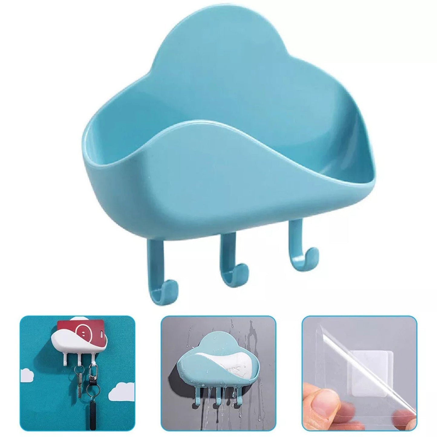 Plastic Soap Case Cover for Bathroom use Pack of 4Pcs - Springkart 