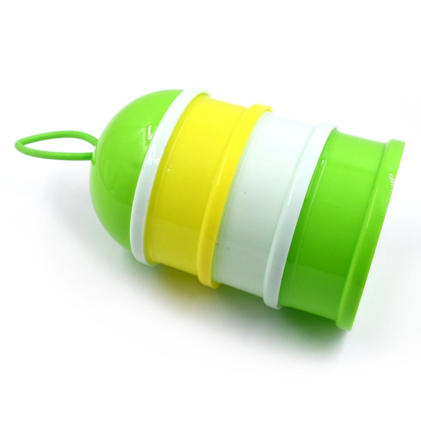 3 Layer Lunch Box Unique Design Bite Lunch Box With Liquid & Food Container Lunch Box (Green) - Springkart 