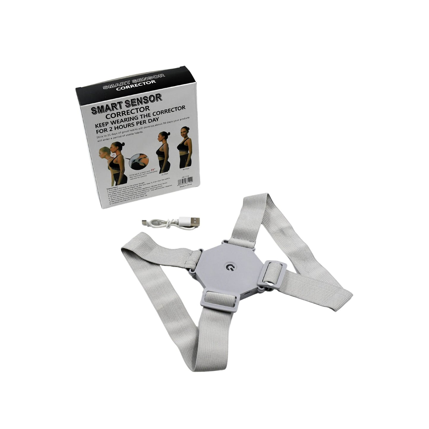 Smart Back Posture Corrector (Vibration Reminder): Improves Posture, Shoulder Support (Unisex) - Springkart 