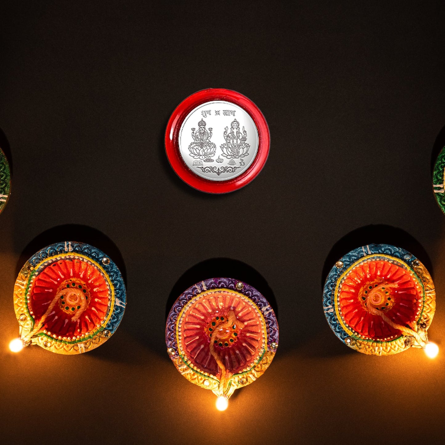 Silver color Coin for Gift & Pooja (Metal is not silver) - Springkart 