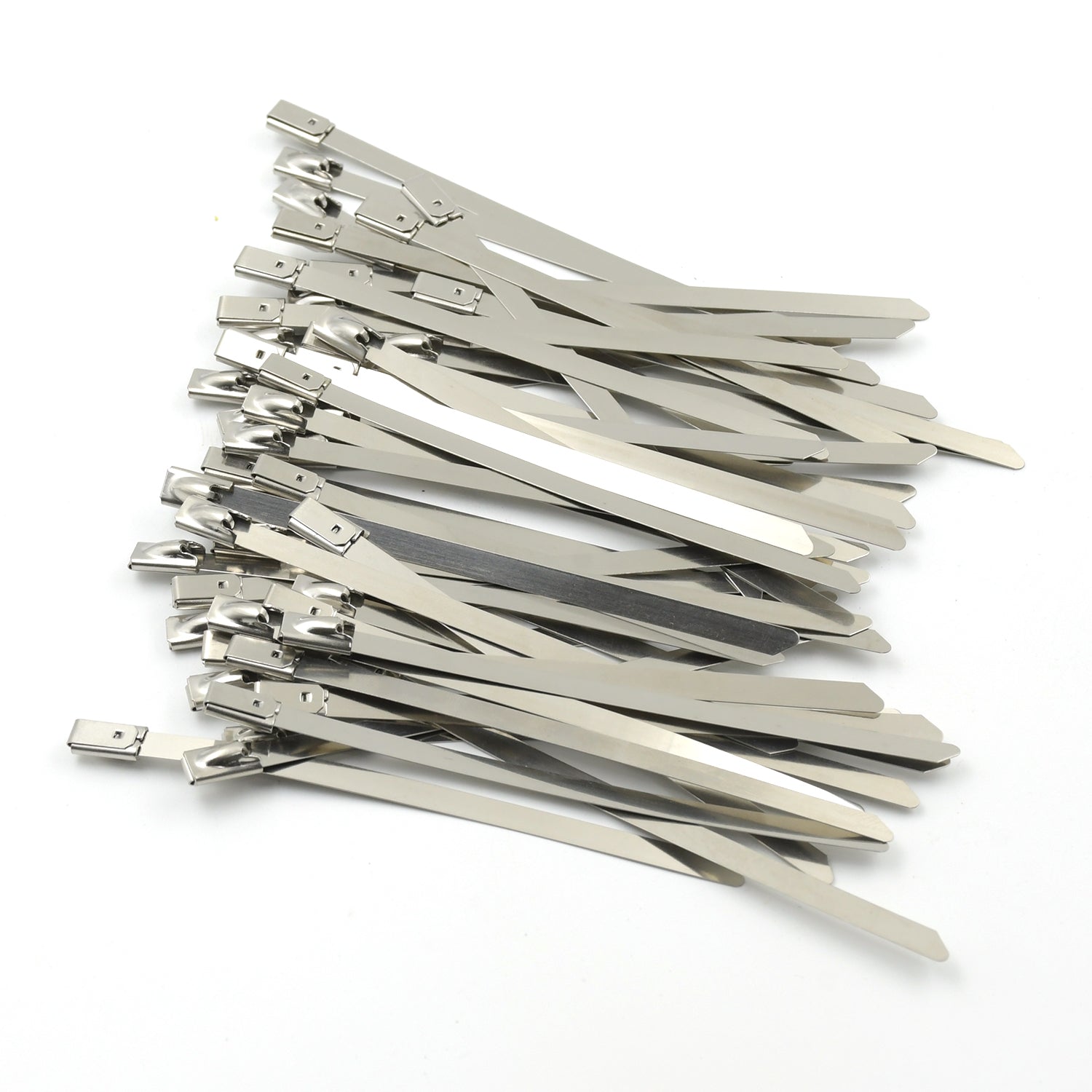 Stainless Steel Cable TIE Used for Solar, Industrial and Home Improvement Multipurpose HIGH Strength, Self-Locking Zip Ties, Multi-purpose Tie, Portable Rustproof 100Pcs Wide Application Zip Tie Set for Building (4.6x100MM / 100 pcs Set) - Springkart 