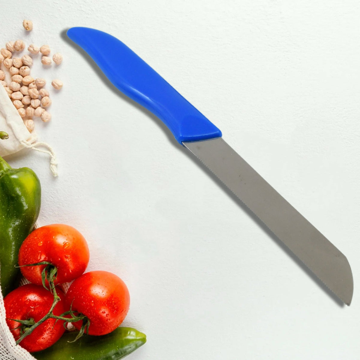 Knife and Peeler, Stainless Steel Knife & Peeler Set (2 Pc Set / Mix Design) - Springkart 