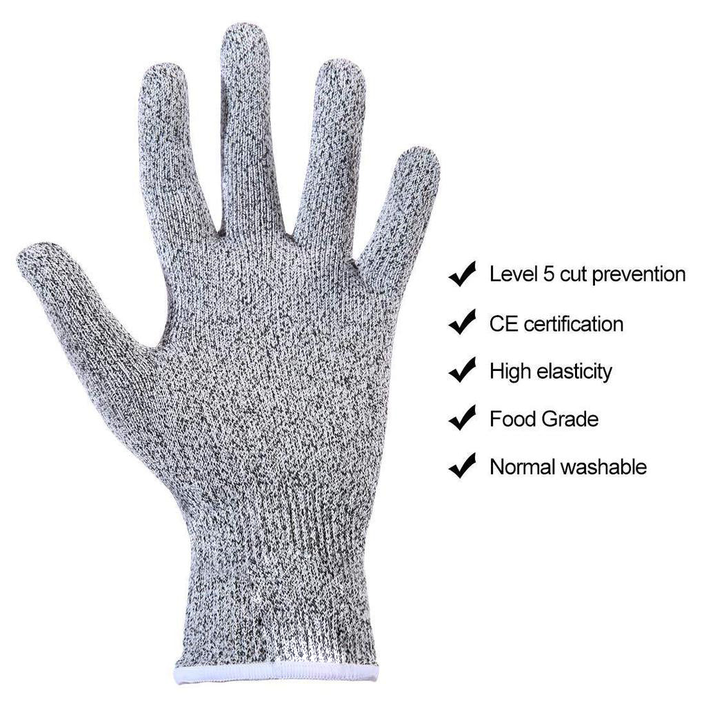 Anti Cutting Resistant Hand Safety Cut-Proof Protection Gloves (Multicolour) - Springkart 