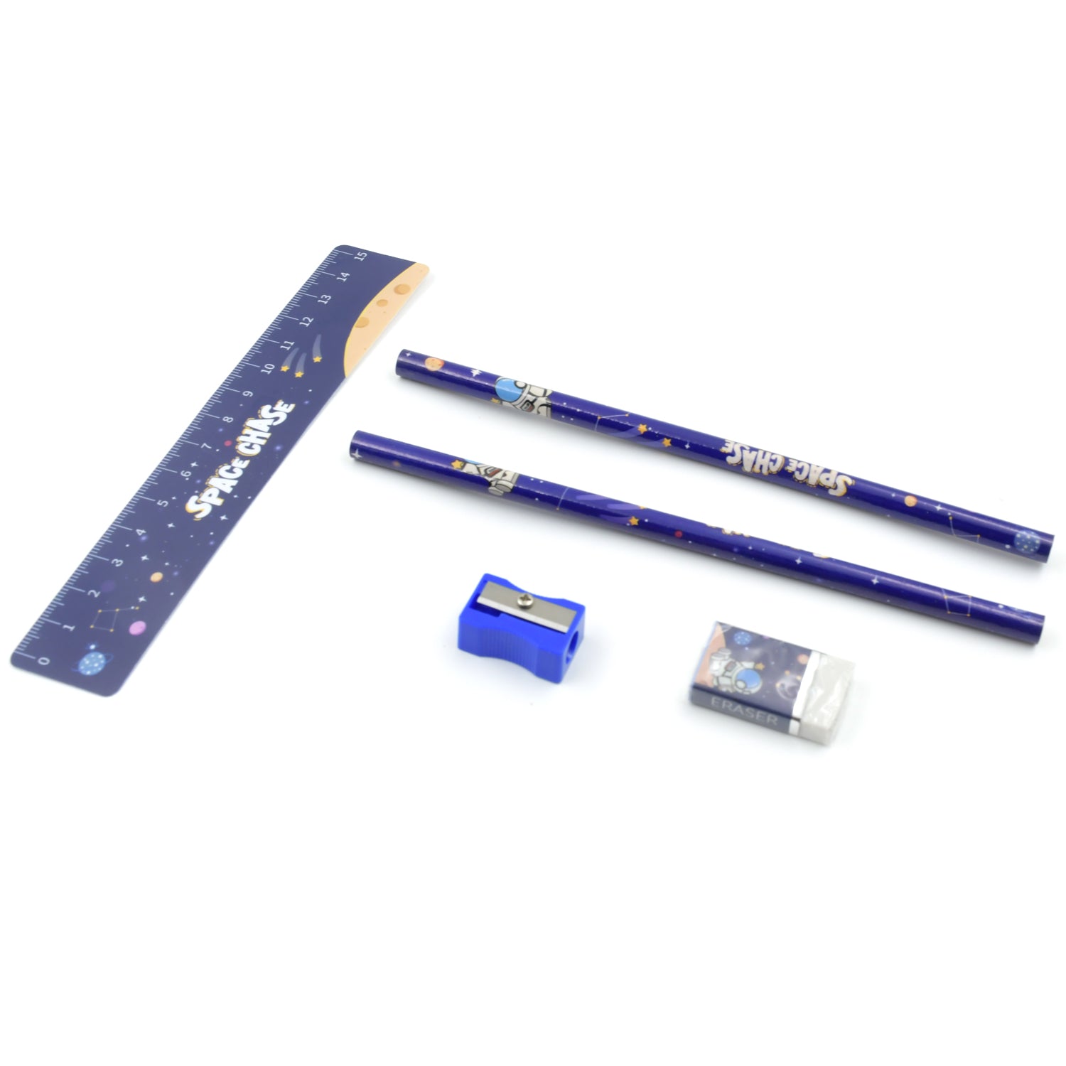 Fun & Functional! 5-in-1 Cartoon Pencil Set for School & Play (5 Pc) - Springkart 