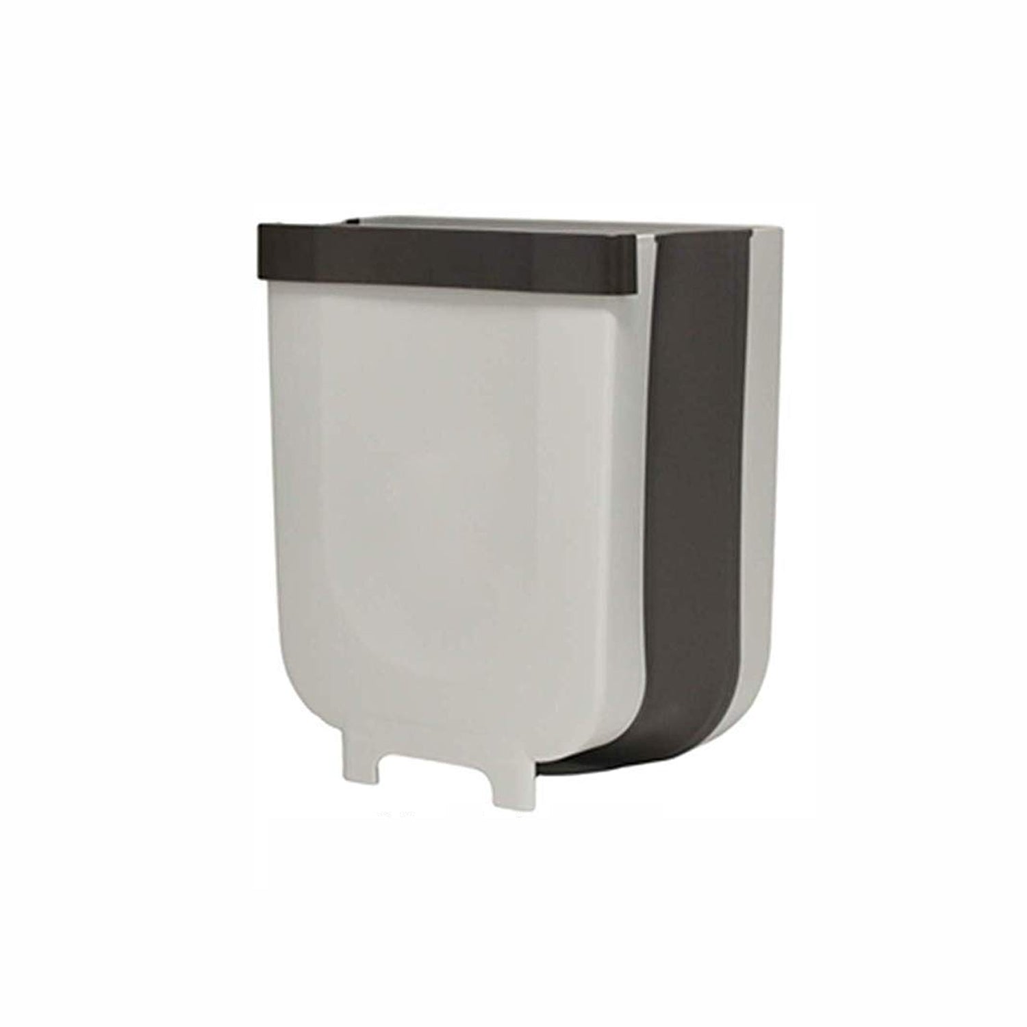 Hanging Trash Can for Kitchen Cabinet Door, Small Collapsible Foldable Waste Bins, Hanging Trash Holder for Bathroom Bedroom Office Car, Portable. - Springkart 