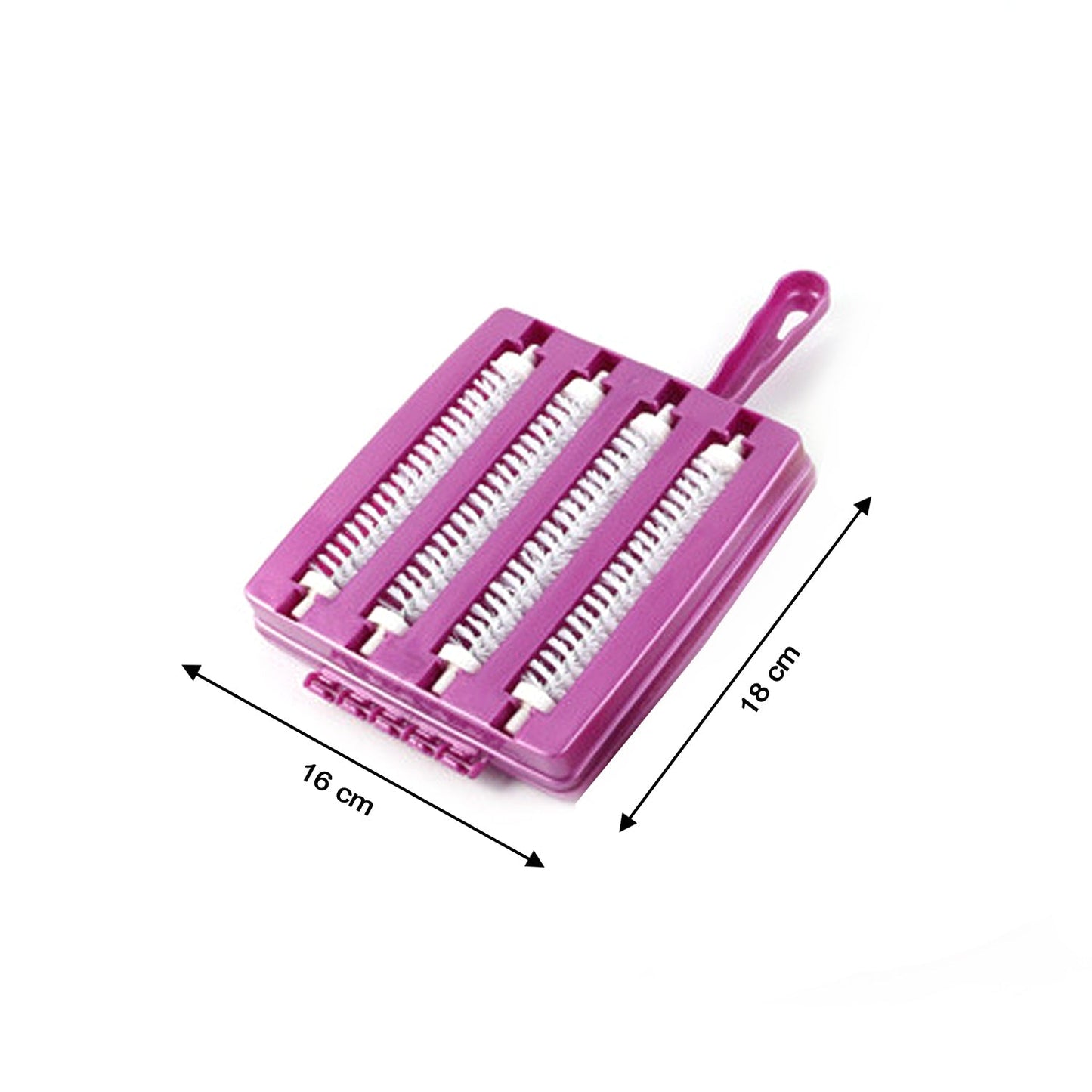 Plastic Handheld Carpet Roller Brush Cleaning with Dust Crumb Collector, Wet, and Dry Brush - Springkart 