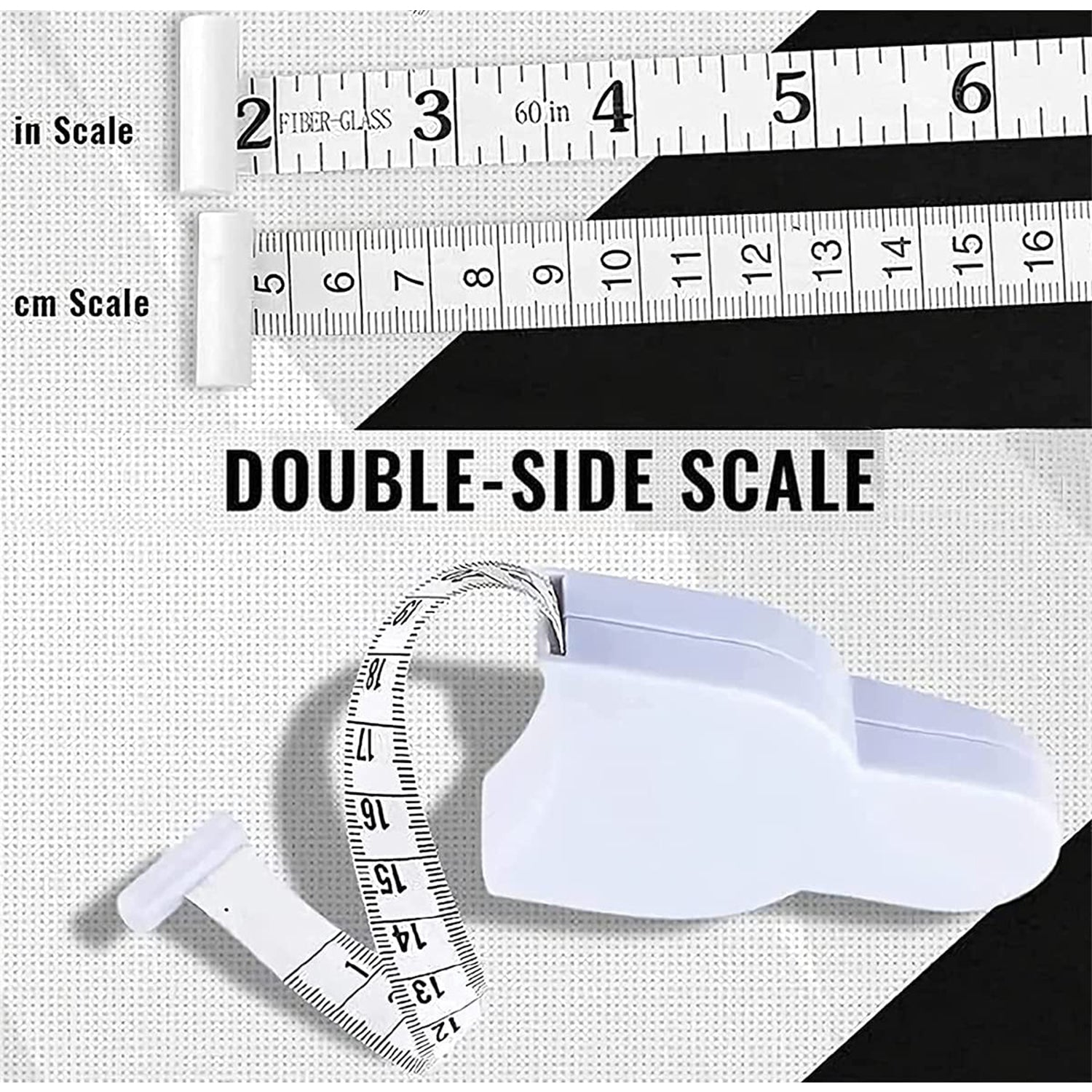 Fitness Measuring Tape For Measuring Lengths, Breadths And Heights For Body And Some Other Things Etc. - Springkart 
