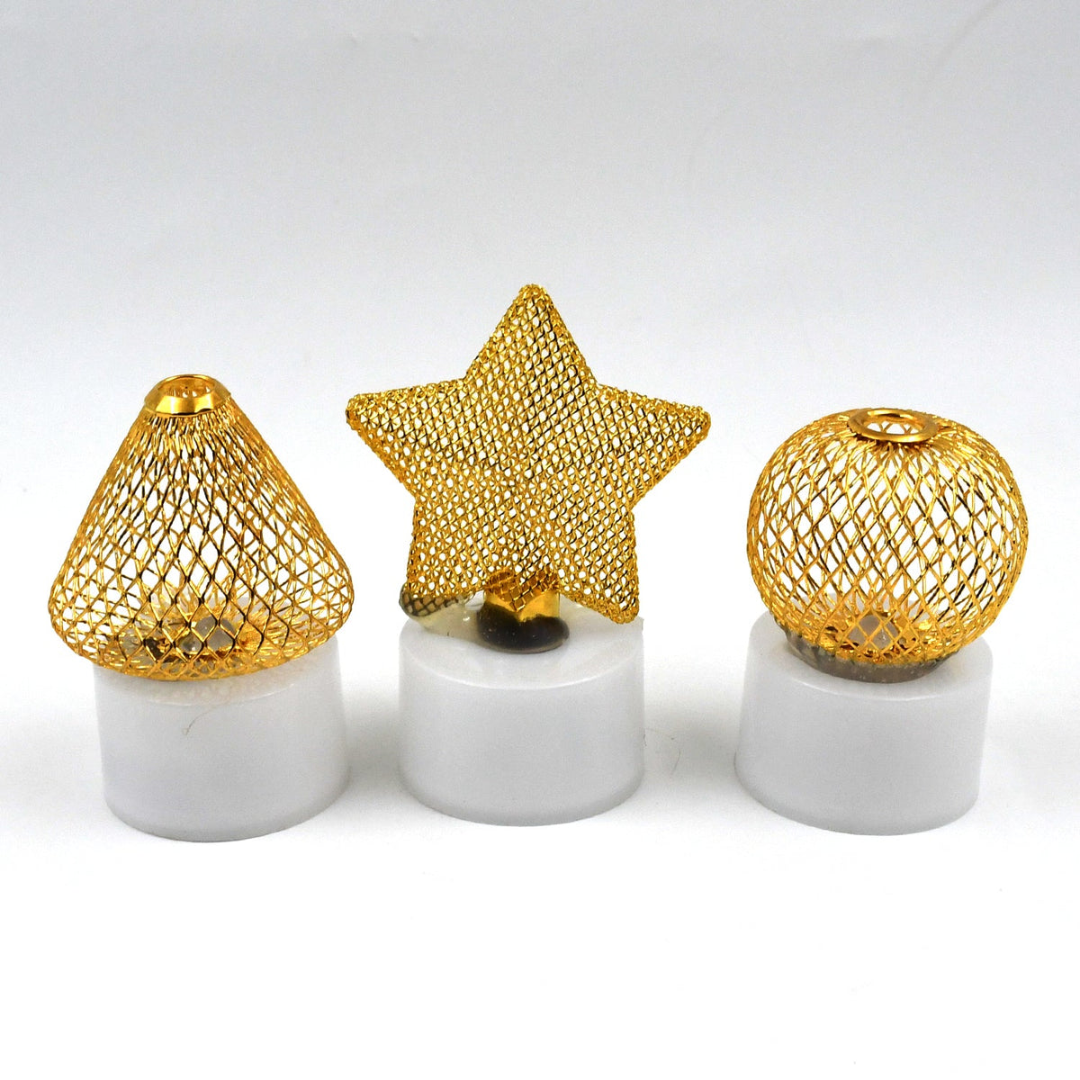 Flameless and Smokeless Decorative Candles Acrylic Led Tea Light Candle for Gifting, House, Light (3 Pc Set) - Springkart 