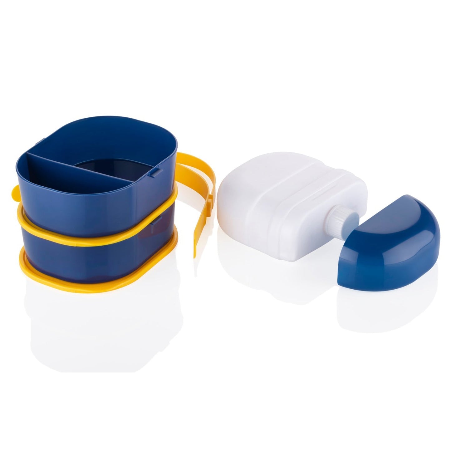 Mr. Chef Smart Lunch Box Capsule shape strap-on lunch box with water bottle and handle - Springkart 
