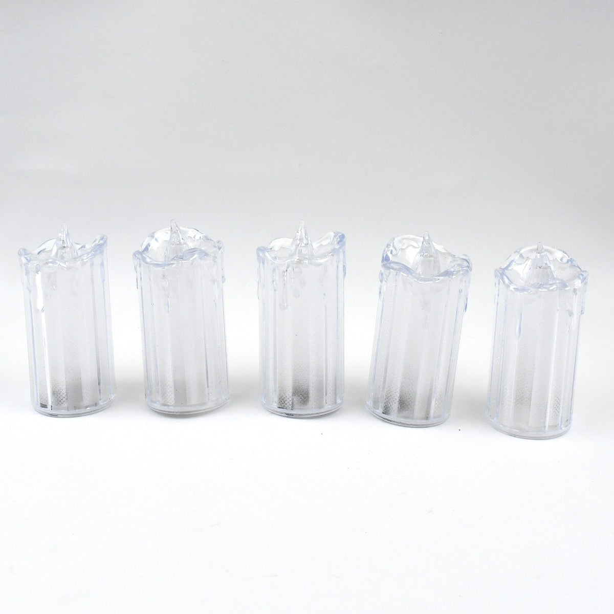 24 Pc Flameless and Smokeless Decorative Melting Candles LED Tea Light Candle Flickering Electronic Candle - Springkart 