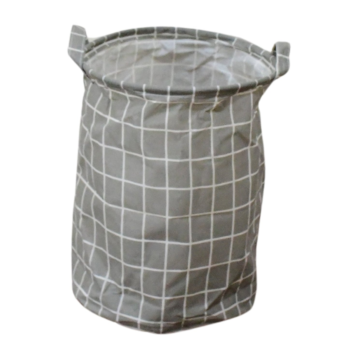 Folding Laundry Basket Round Storage Bag (1 Pc / 40 × 30 Cm) - Springkart 