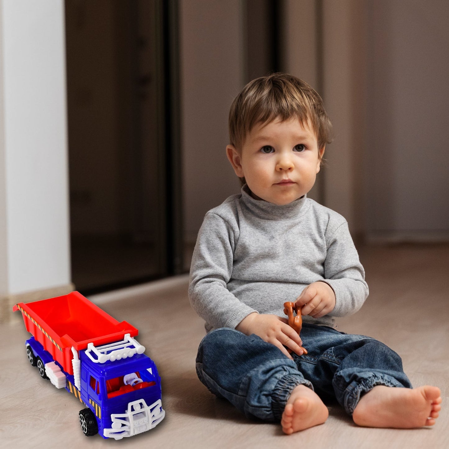 friction power truck toy for kids. - Springkart 