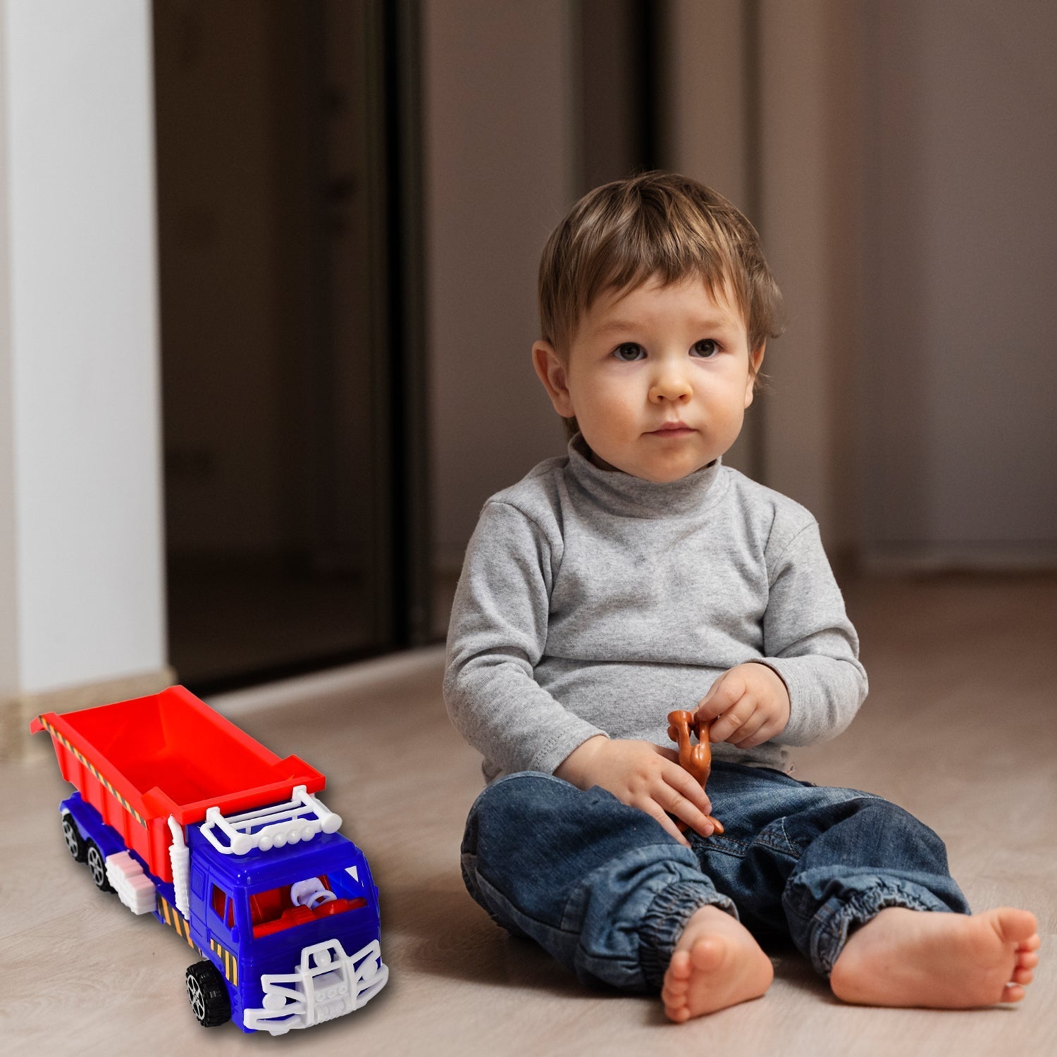 friction power truck toy for kids. - Springkart 