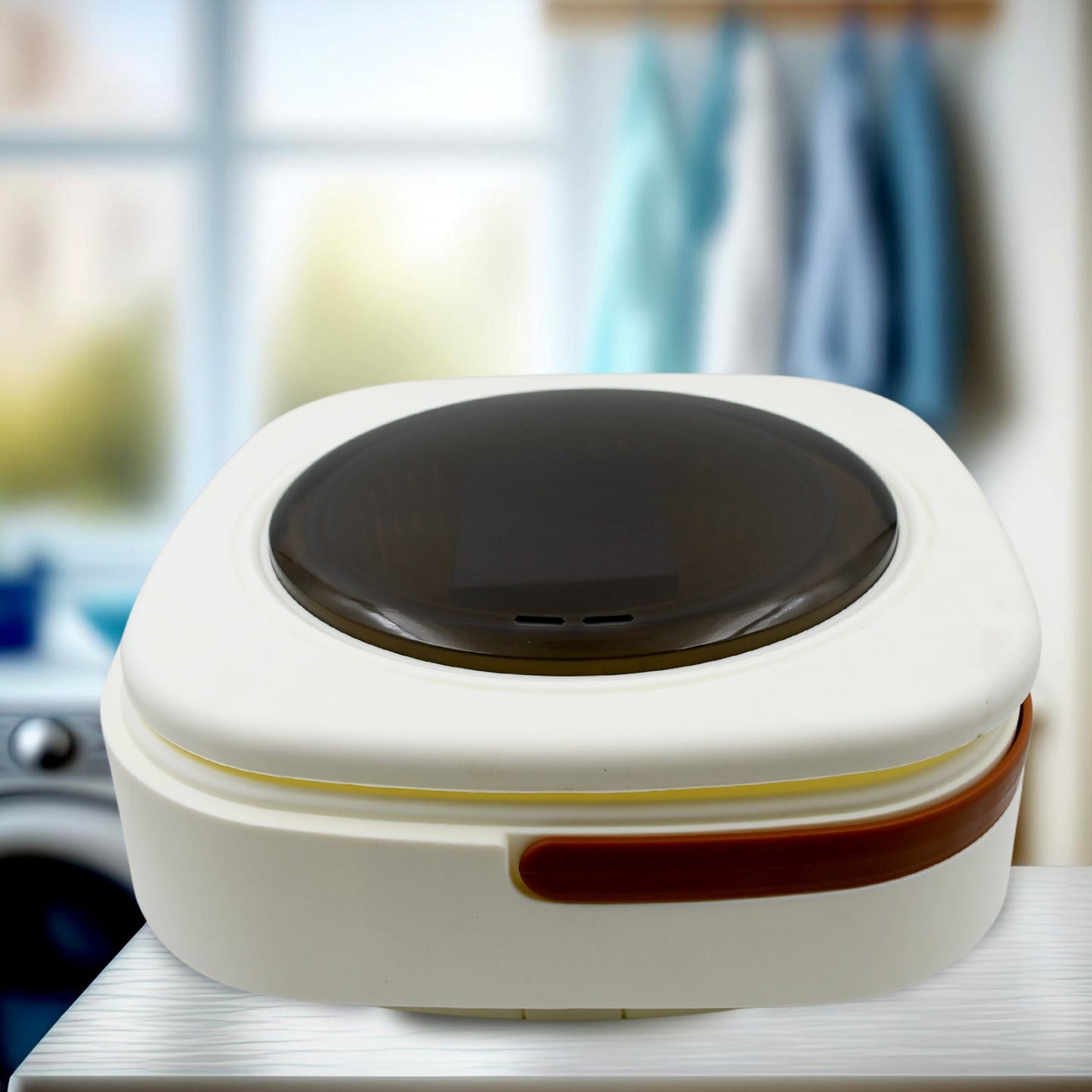 Folding Washing Machine, Mini Portable Washing Machine, Deep Cleaning Half Automatic Washt, Mini Foldable Washing Machine, Suitable For Socks, Underwear, Baby Clothes - Springkart 