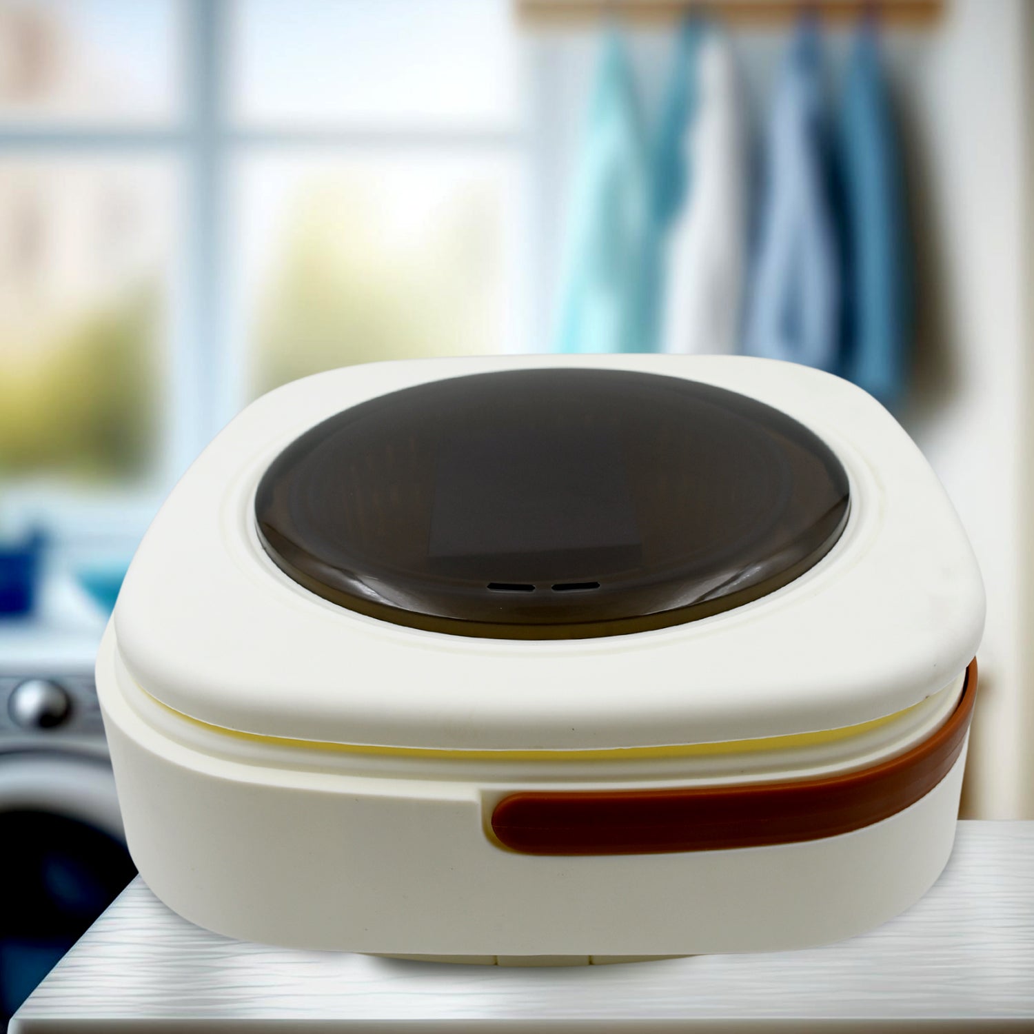 Folding Washing Machine, Mini Portable Washing Machine, Deep Cleaning Half Automatic Washt, Mini Foldable Washing Machine, Suitable For Socks, Underwear, Baby Clothes - Springkart 