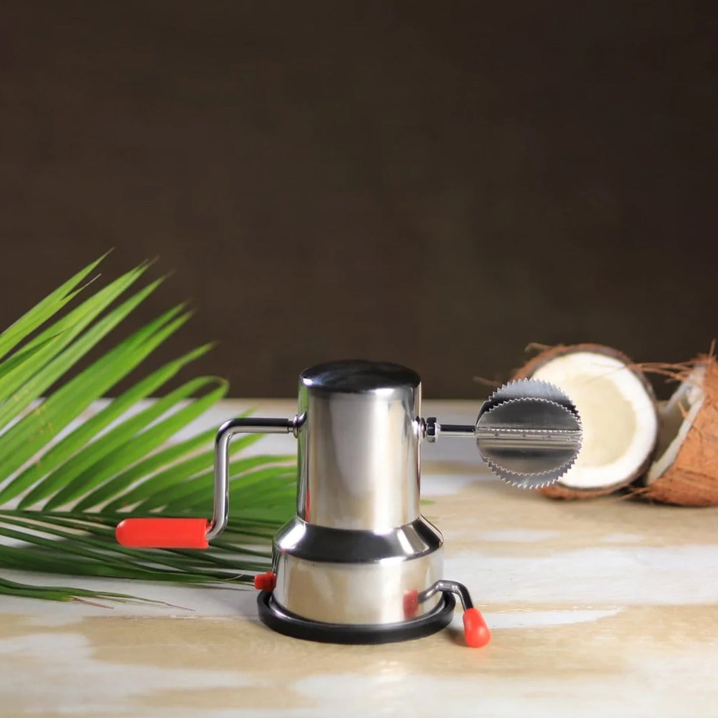 Coconut scrapers Machine Manual Steel For Home & Kitchen Use - Springkart 