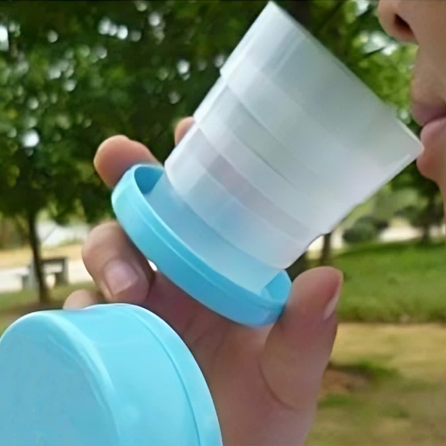 B Grade Portable Travelling Cup / Tumbler With Lid (Pack of 1) - Springkart 