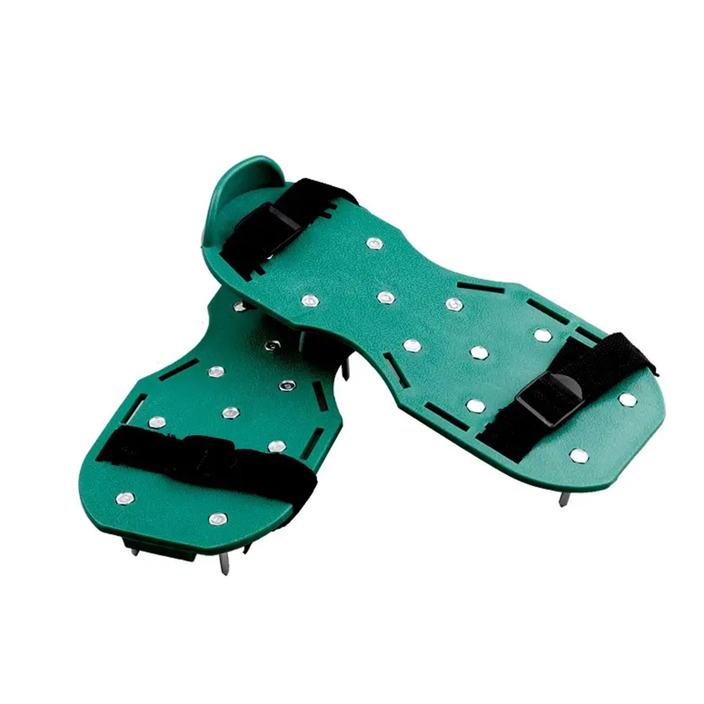 Lawn Aerator Sandals, Garden Grass Aerator Spiked Sandals Green Studded Shoes for Yard Patio Garden Excavation - Springkart 