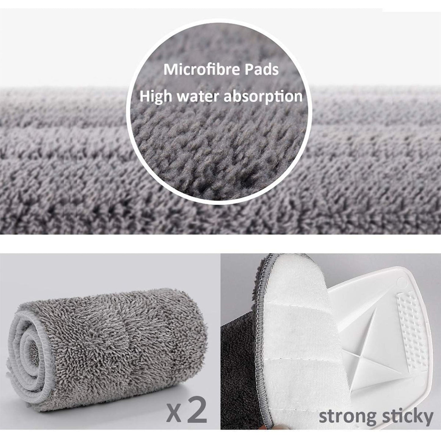 Floor Cleaning Spray Mop with Removable Washable Cleaning Pad - Springkart 