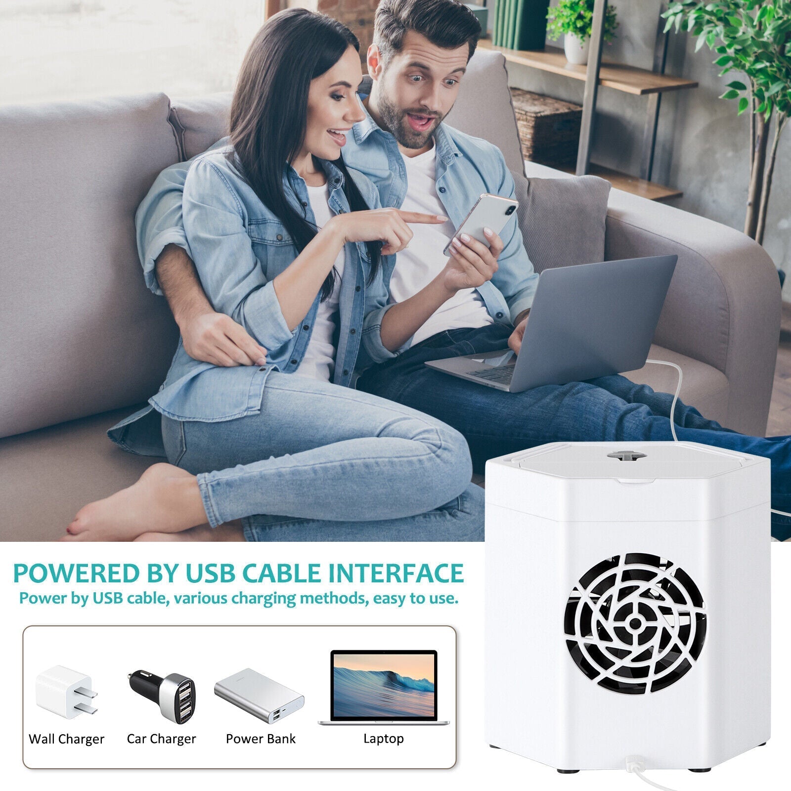 Mini Portable Arctic Air Cooler & Humidifier - Springkart 