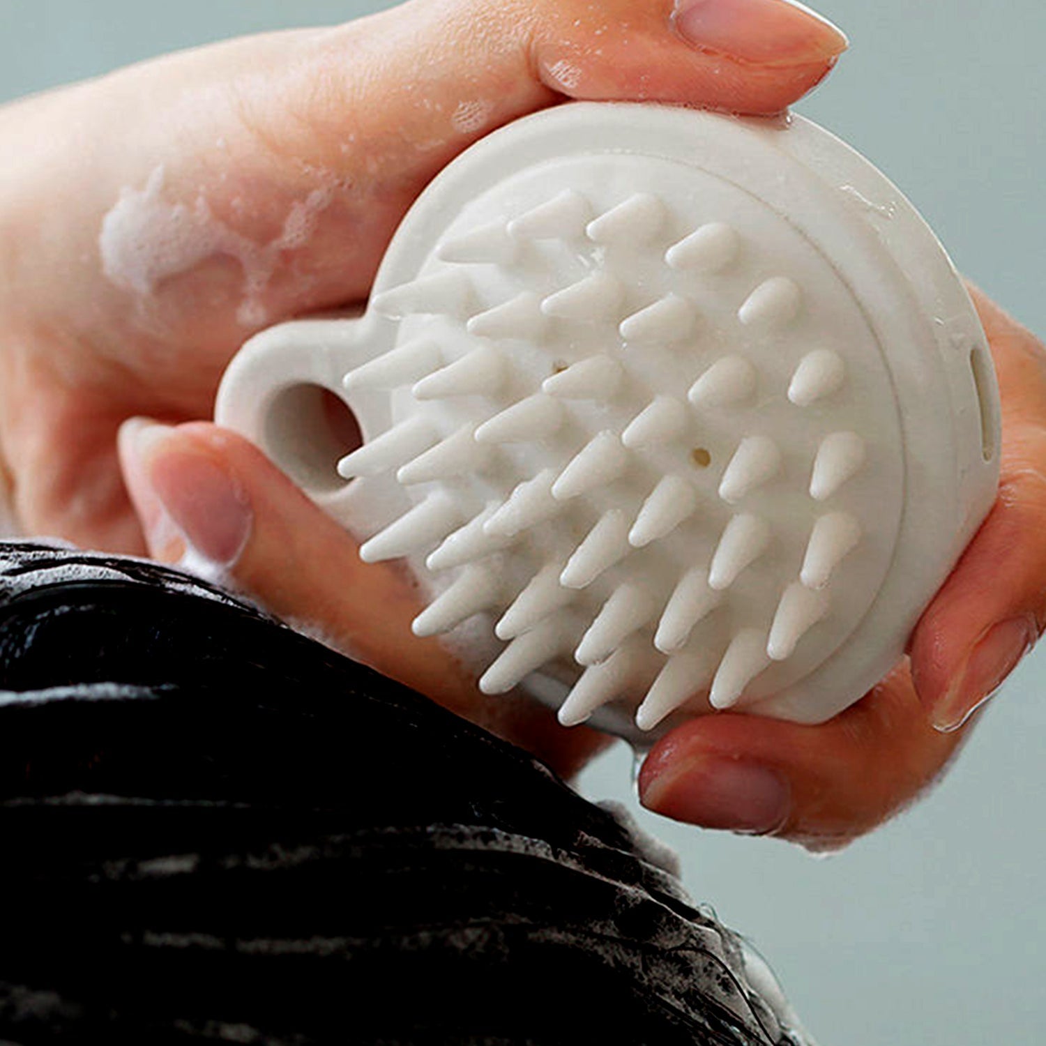 Comb Scalp Massage Brush, Hair brush, Hair Comb, Shower Brush, Bath Massage Brush, Small Portable Brush Washable Massage Comb Bath Shampoo Massages Effectively Remove Loose Short Hair - Springkart 