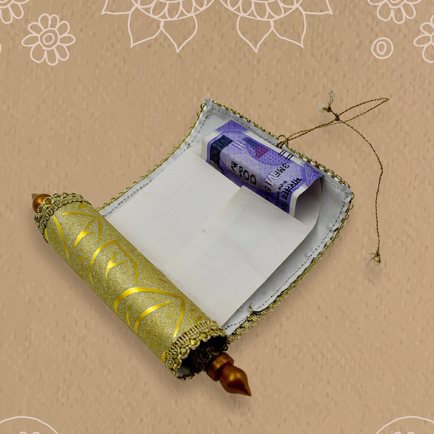 Money Gift Envelopes Lifafa - Multi Color Pack of 5 Premium Designer Envelopes, Colorful Writing Message Scroll, Sandesha Card, Style Shagun Envelope Sagan Gift Envelopes for Weddings, Birthdays, Baby Shower, Anniversary - Springkart 