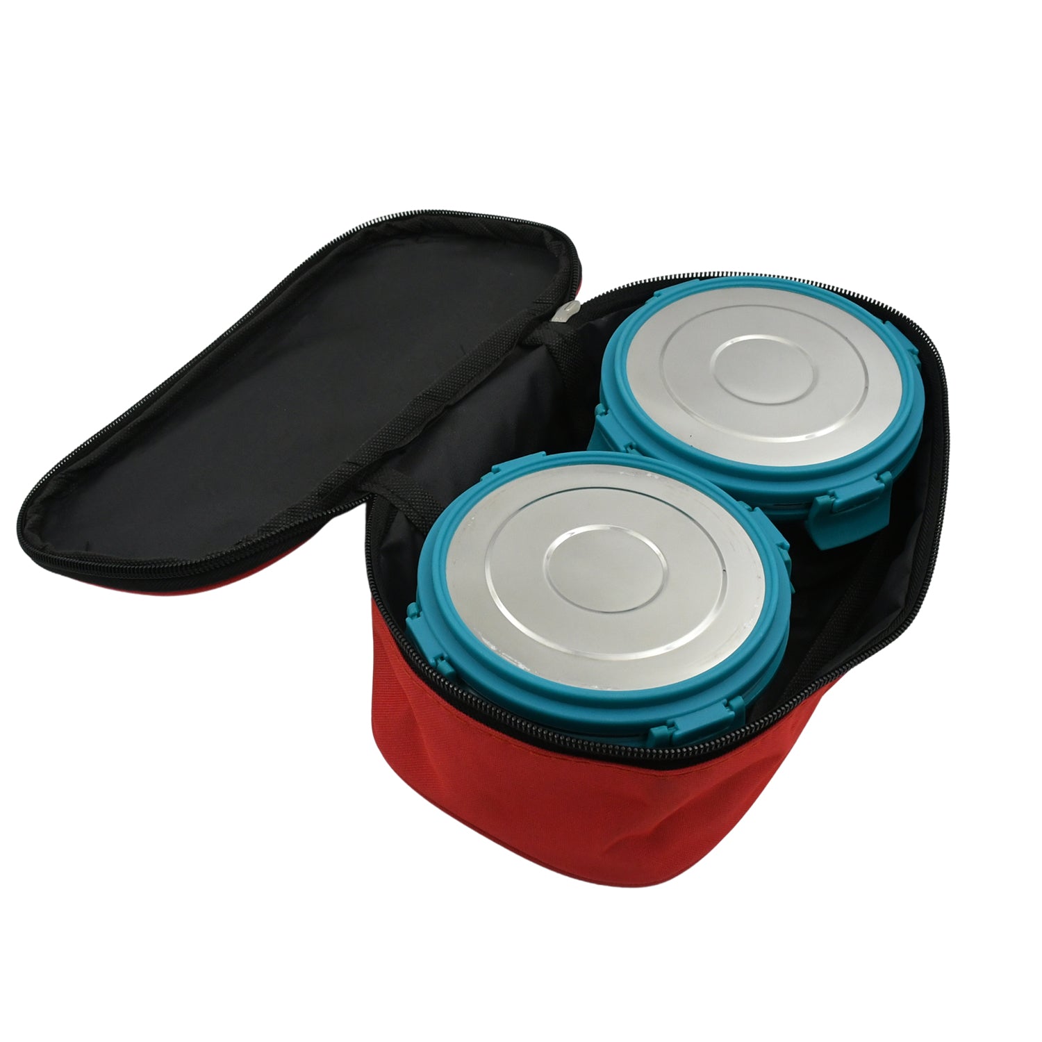 Miracle Carry Lunch Box Microwave Safe Lunch Box With Insulated Bag 2 Compartment Lunch Box (400 ML / 2 pc) - Springkart 