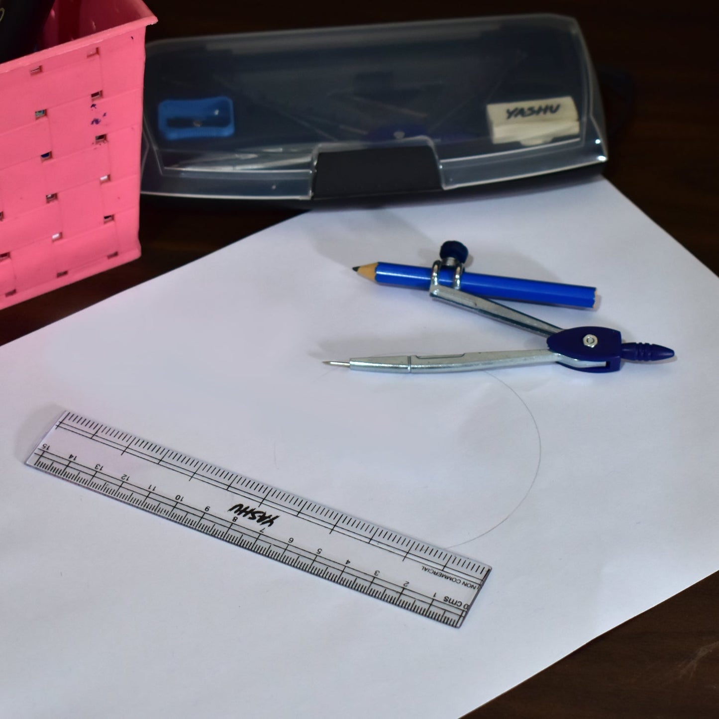 Geometry Box 10 Pc For Students Of Schools And Colleges Especially Used During The Time Of Study And Learning Etc. - Springkart 