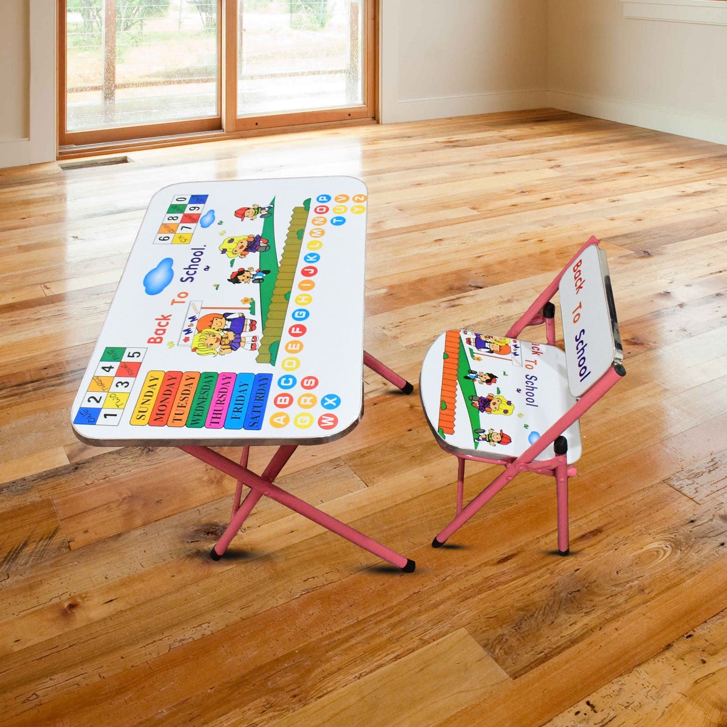 Multifunction Portable Foldable Study Table & Chair (2 Pc Set) - Springkart 