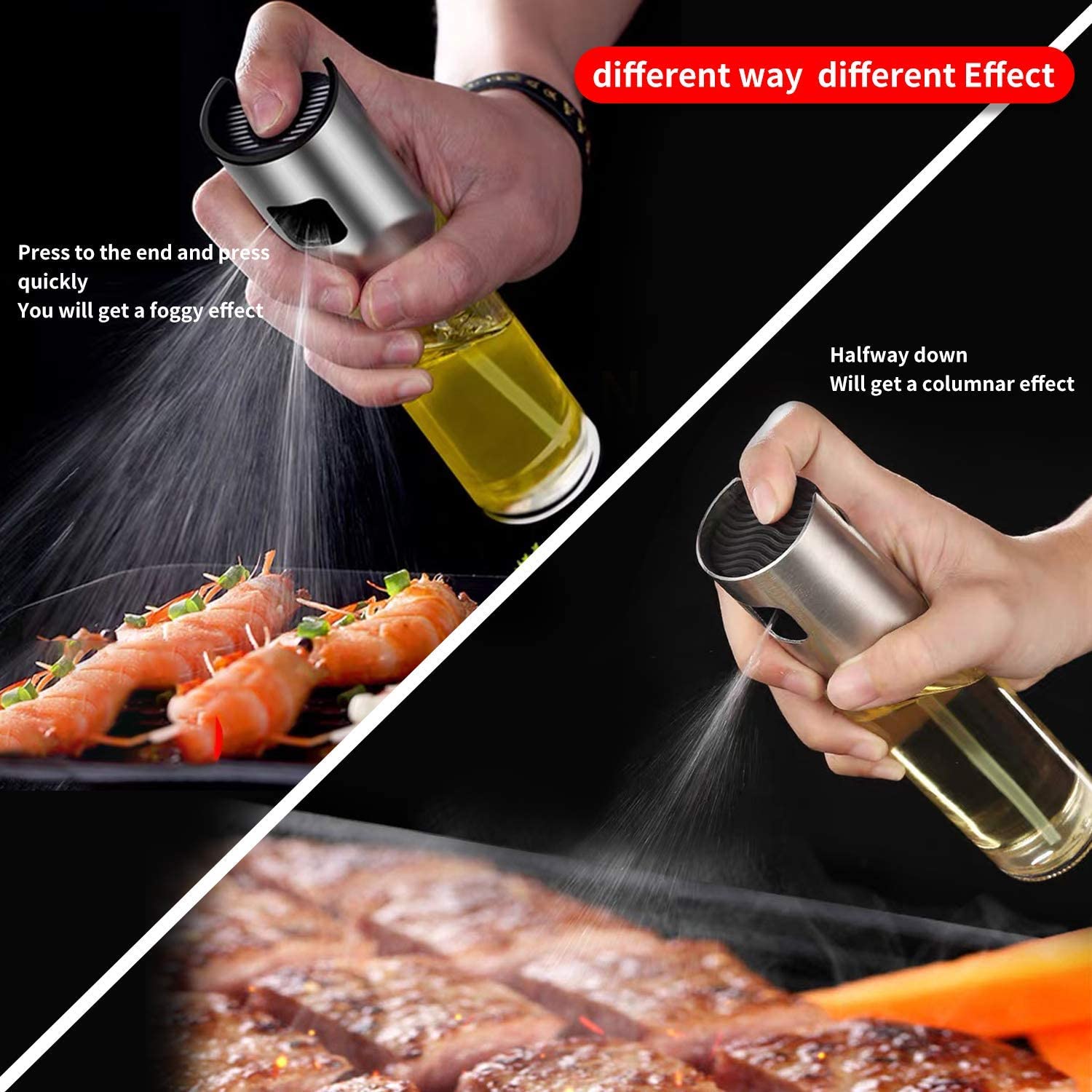 Oil Sprayer Dispenser Glass Bottle for Cooking & Multi-Use - Springkart 