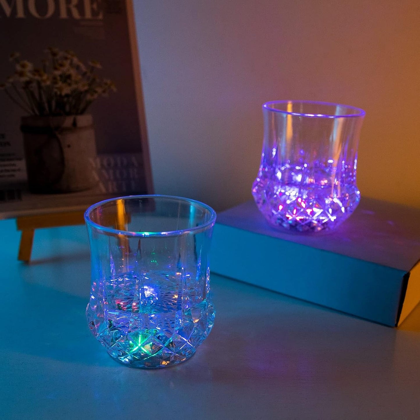 LED Light-up Cup Water Inductive Rainbow Color Changing LED (1 Pc) - Springkart 