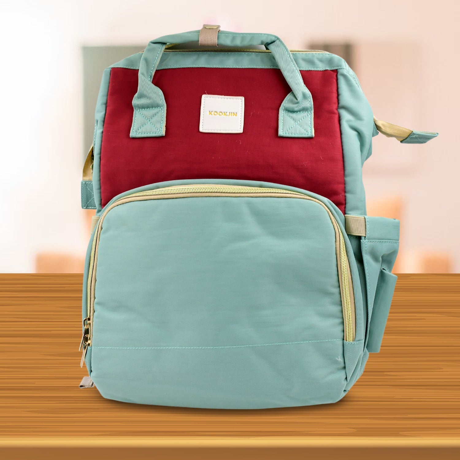 Multipurpose Large Capacity Mom's Backpack Diaper Bag (1 Pc / 17 Pocket / Big) - Springkart 