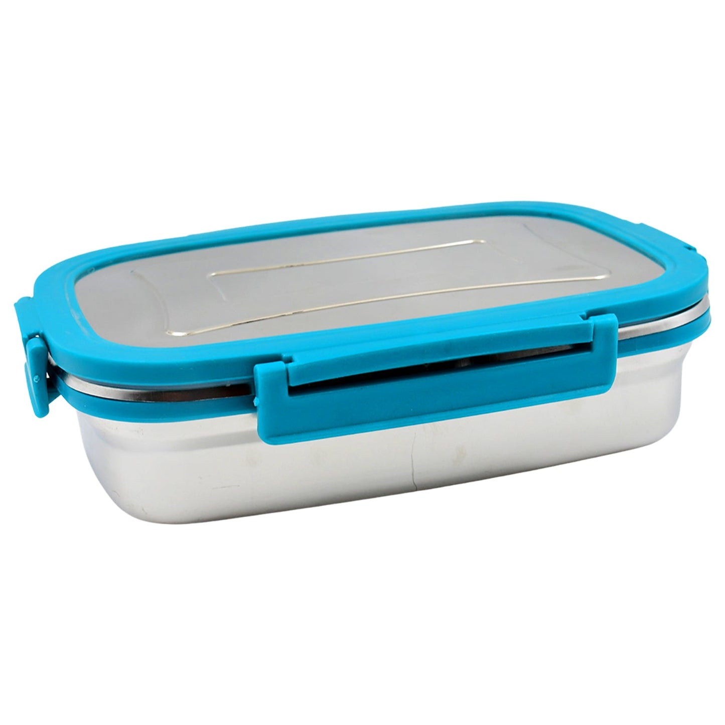 Premium Stainless Steel Lunch Box for Kid, 2 Containers Lunch Box, Perfect Size Meal Lunch Box Set for Office, School and Travelling Tiffin Box  (1000 ML+ 200 ML Approx) - Springkart 
