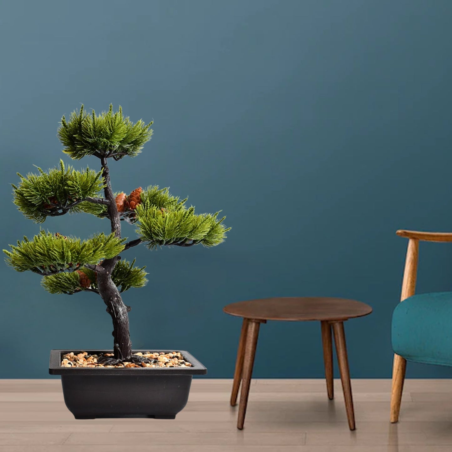 Artificial Potted Plant with Square Pot - Springkart 