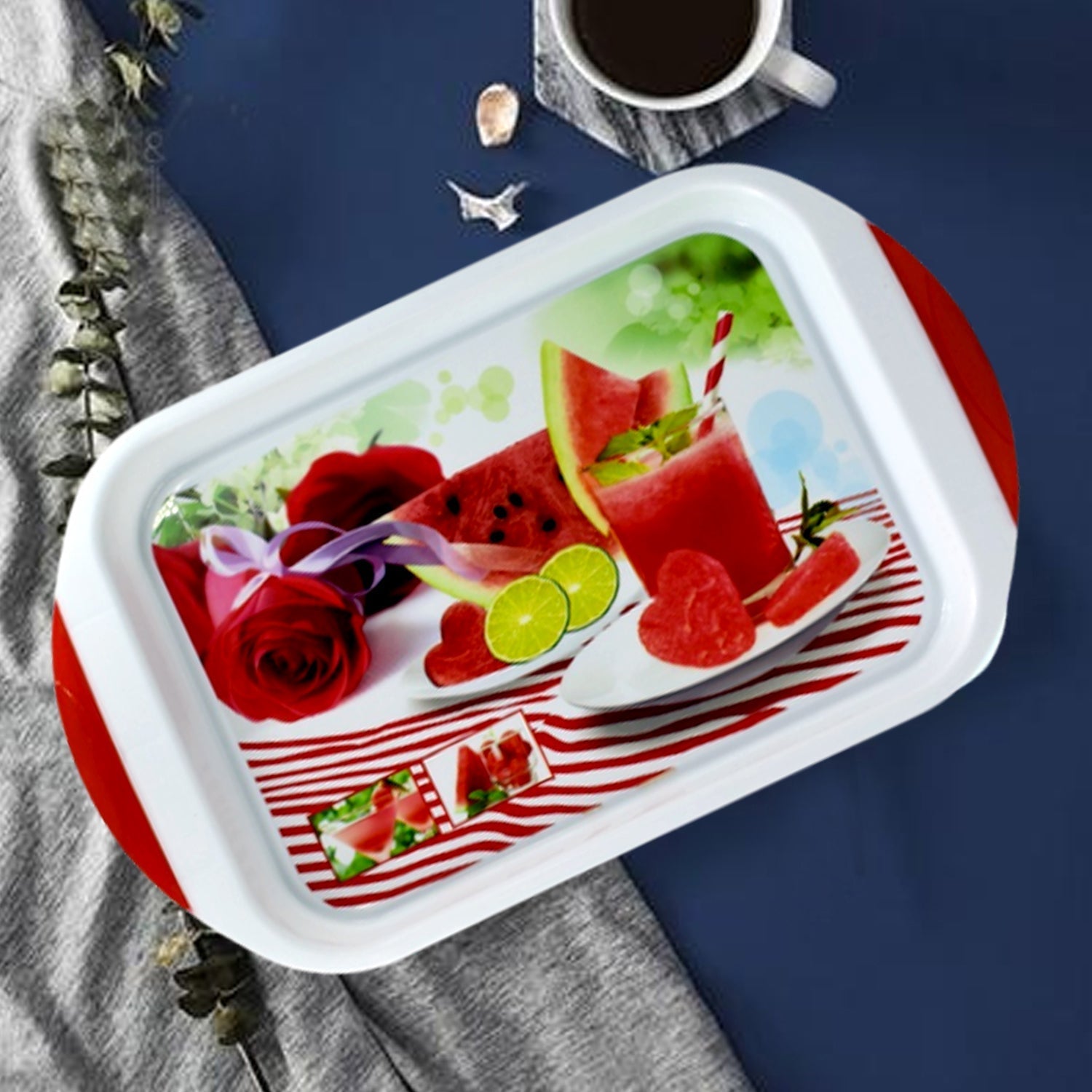 Big Plastic Tray for Kitchen and General Purpose - Springkart 