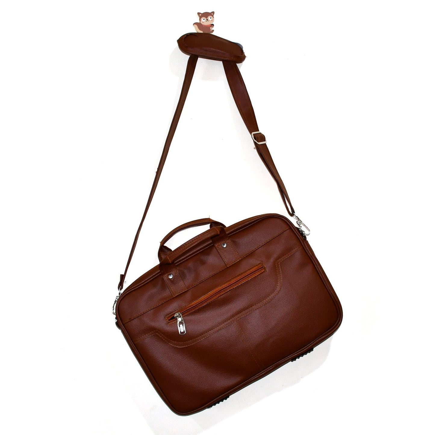Multipurpose Bag, Shoulder Side Bag Office Laptop Faux Leather Executive Formal Laptop & MacBook Messenger / Office / Travel / Business / Shoulder / Hand / Sling Bag for Men Women with Multiple compartments - Springkart 