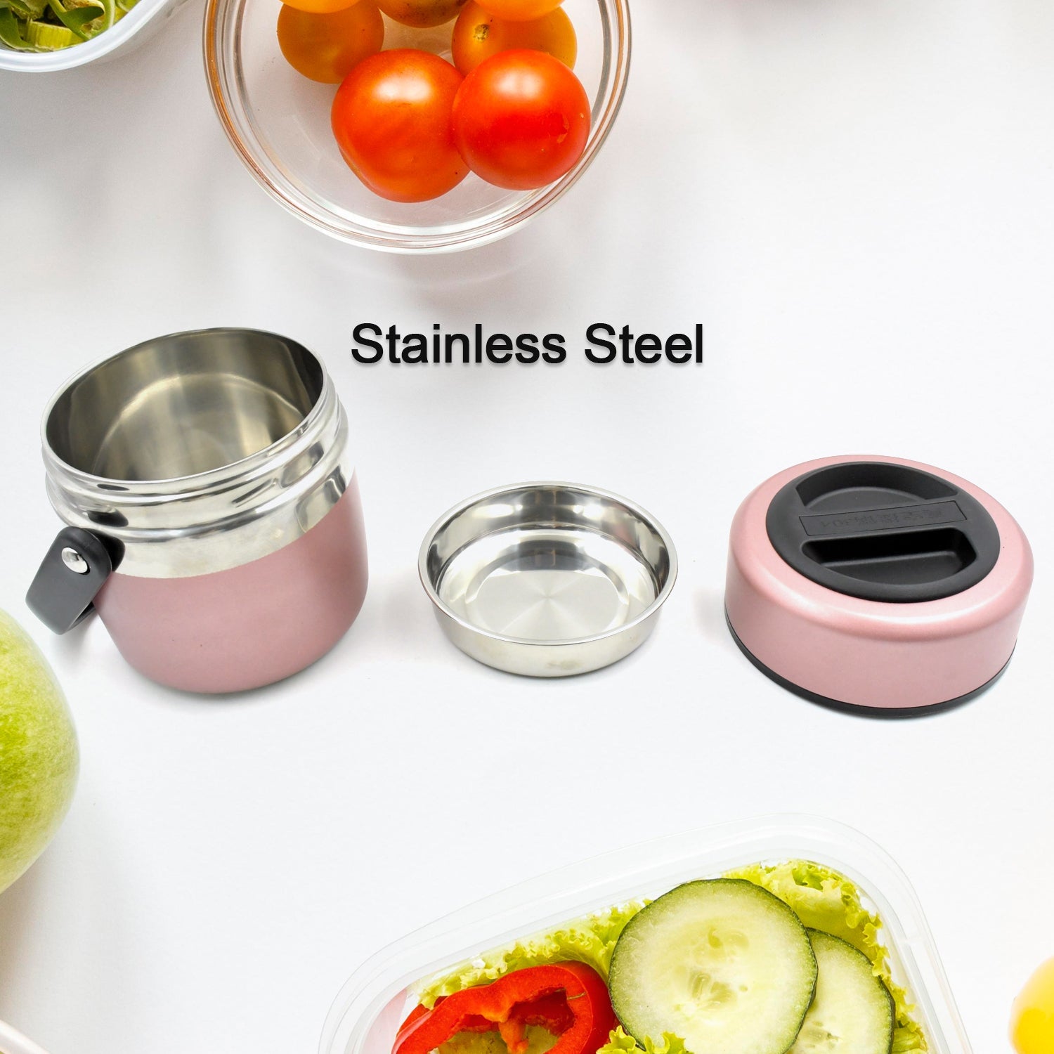 Leak-Proof Thermos Flask: Keeps Food Hot & Fresh (Stainless Steel, Multi-Color) - Springkart 