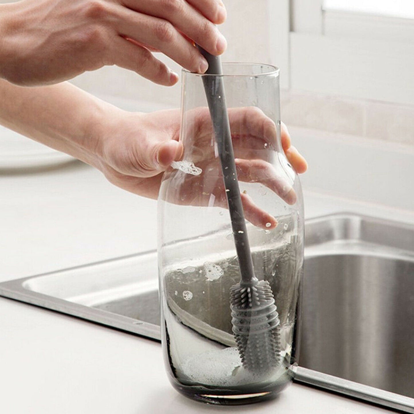 Multipurpose Bottle Cleaning Brush: Kitchen Tool - Springkart 