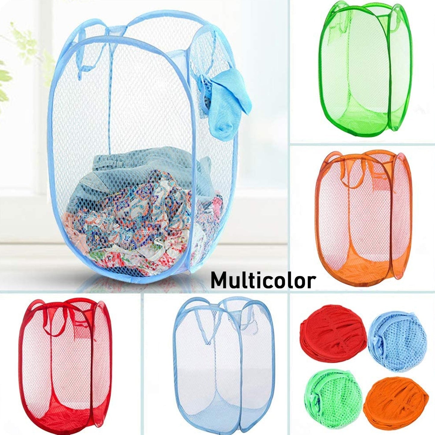Foldable Laundry Basket ,Storage Box ,Multipurpose Basket - Springkart 