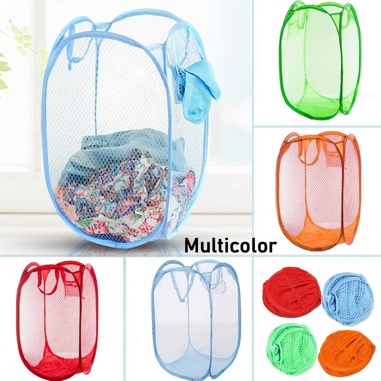 Foldable Laundry Basket ,Storage Box ,Multipurpose Basket - Springkart 