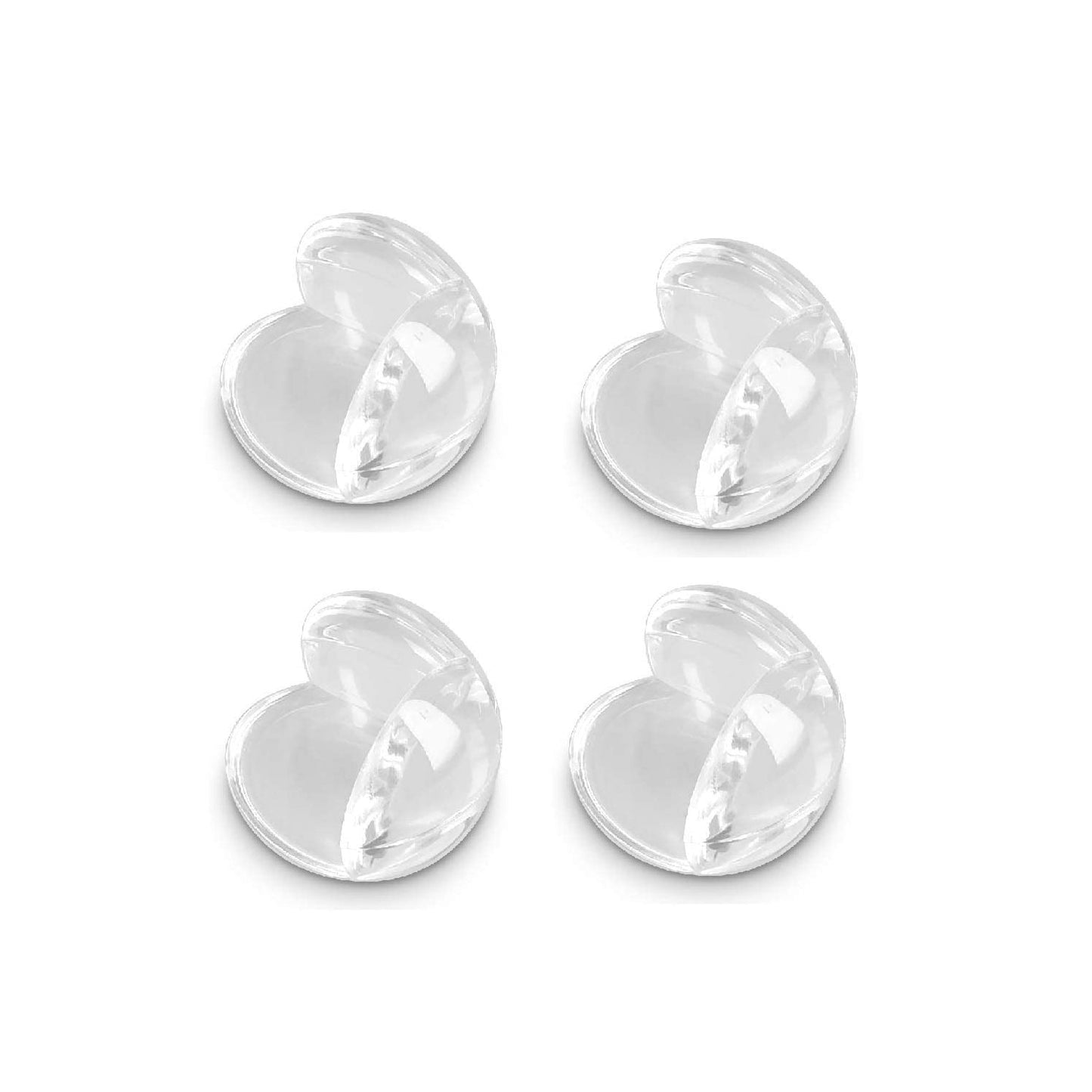 Corner Protector Baby Safety Protectors for Furniture Against Sharp Corners Table Corner Guard Baby Proofing Corner Guards Corner Protectors High Resistant Adhesive (4 Pc Set) - Springkart 
