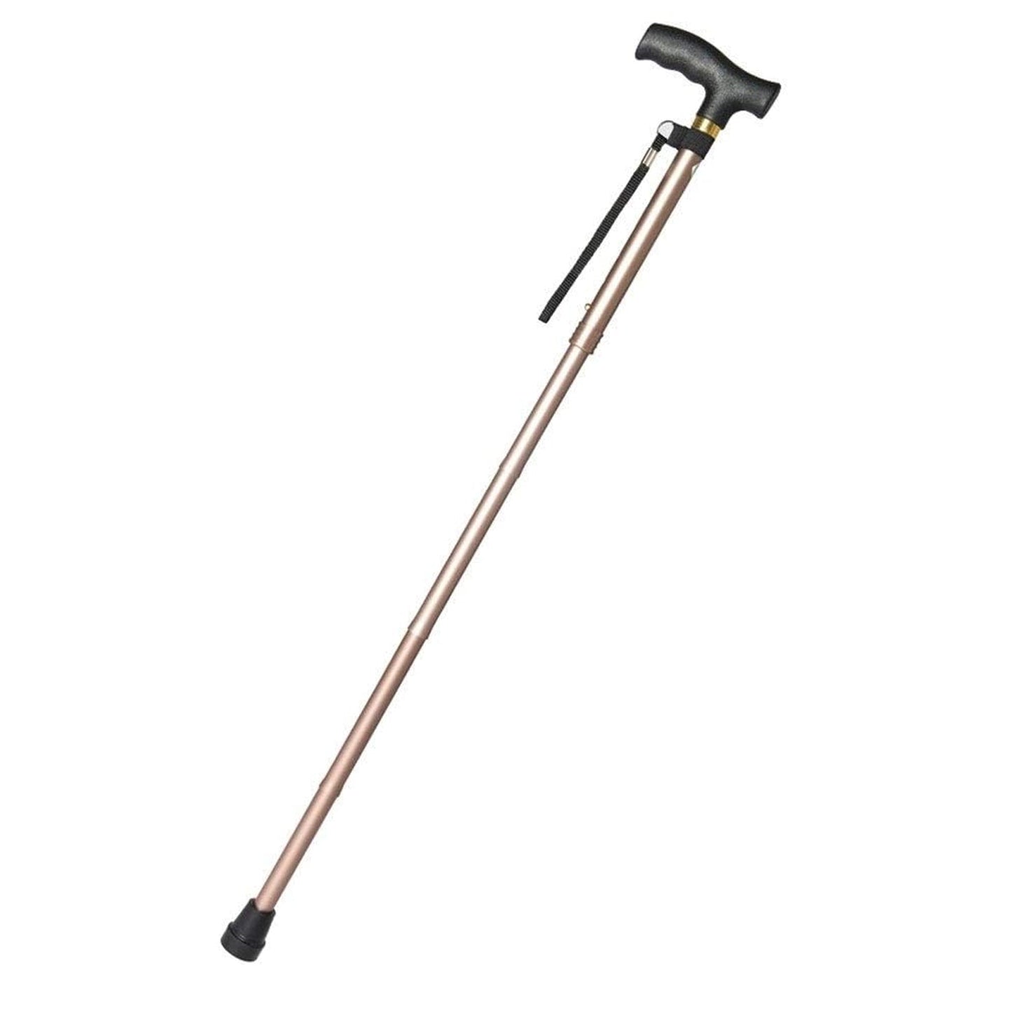 Foldable Walking Cane for Men, Women - Fold-up, Collapsible, Lightweight, Adjustable, Portable Hand Walking Stick - Balancing Mobility Aid - Sleek, Comfortable T Handles - Springkart 