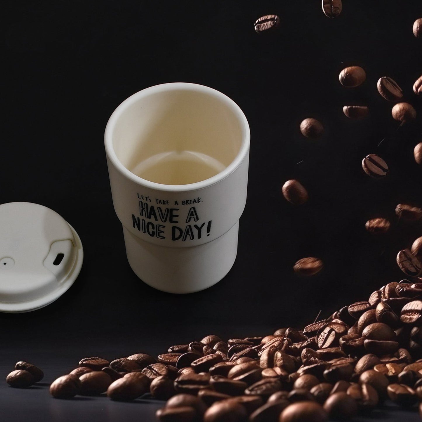 Appreciation and Motivation Portable Plastic Coffee Cup for Travel, Home, Office, Gift for Travel Lovers - Springkart 