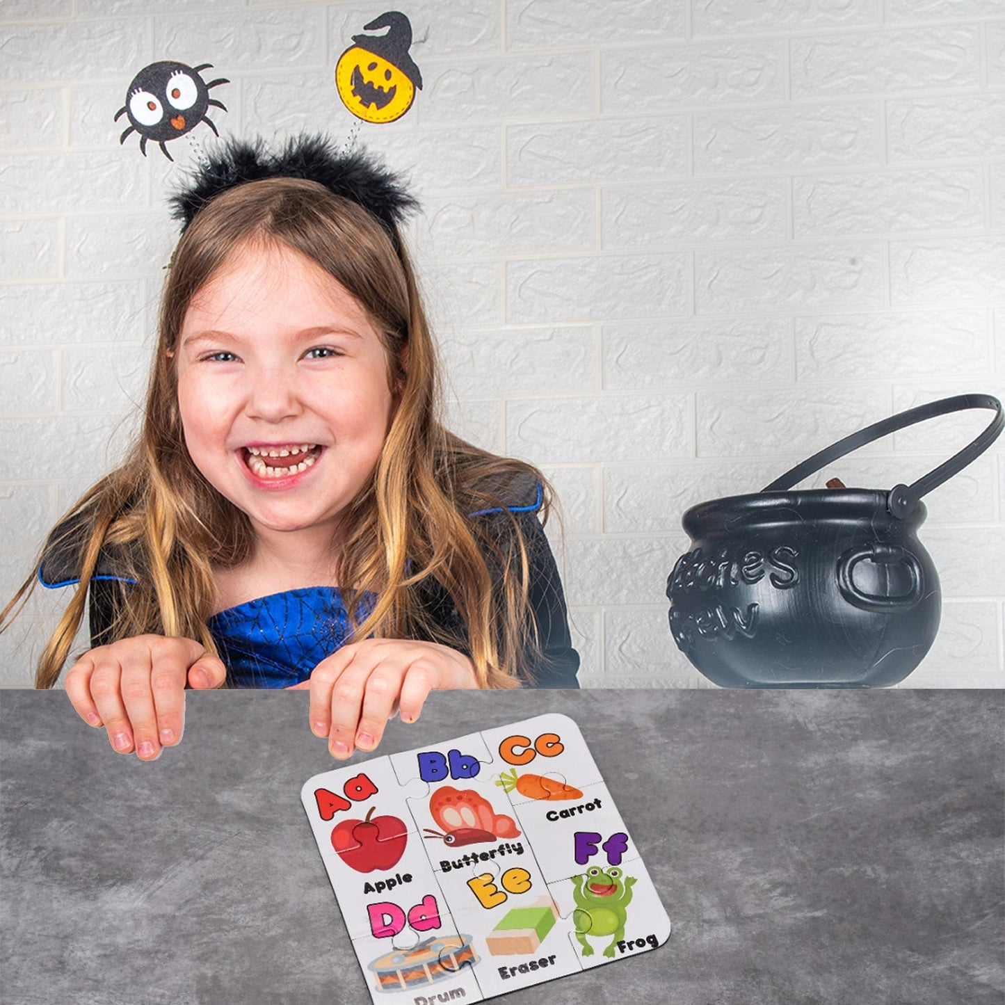 Learning Abcd JigaSaw Toy Puzzle For Children (4 Puzzles Pack) - Springkart 