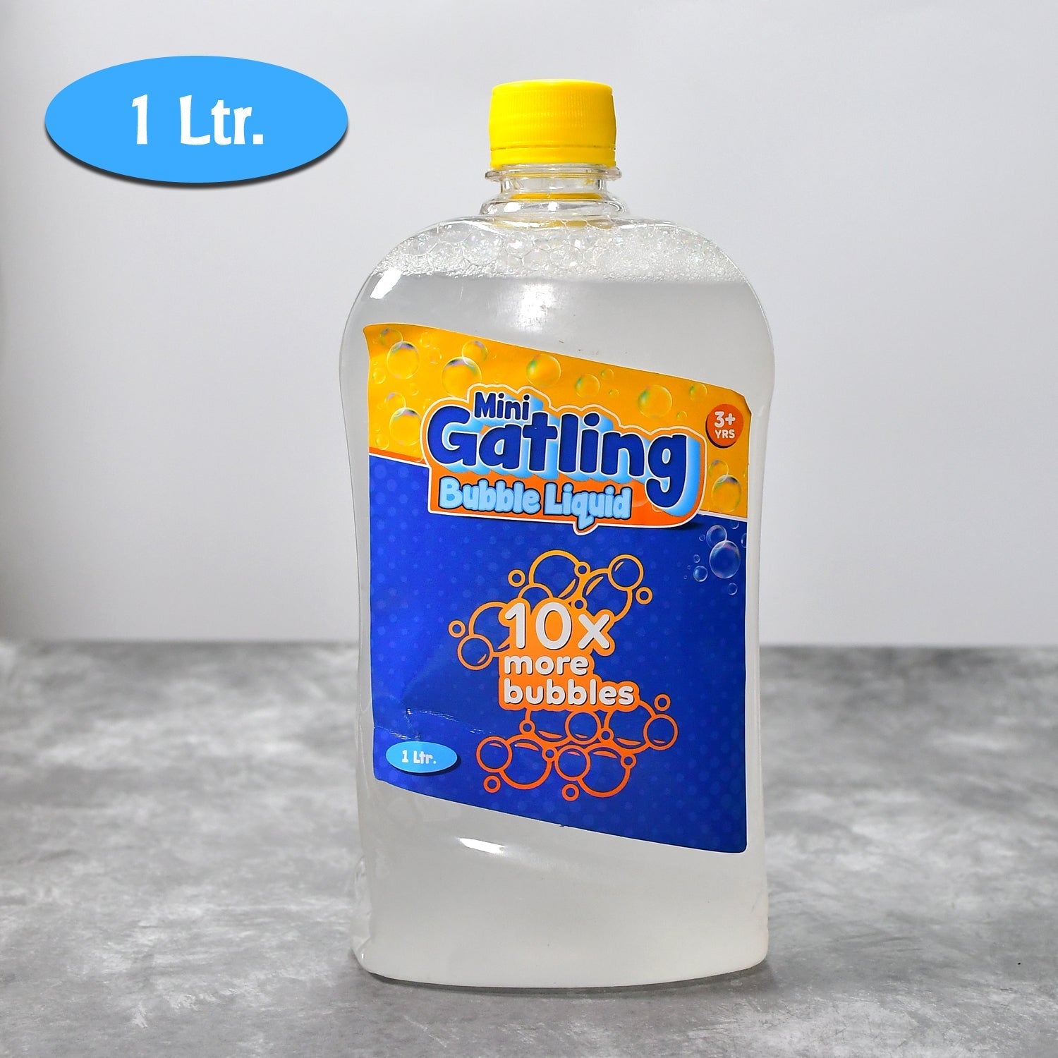 Bubble Liquid Solution Bottle for Manual & Automatic Bubble Maker Toys for Kids - 1LTR - Springkart 