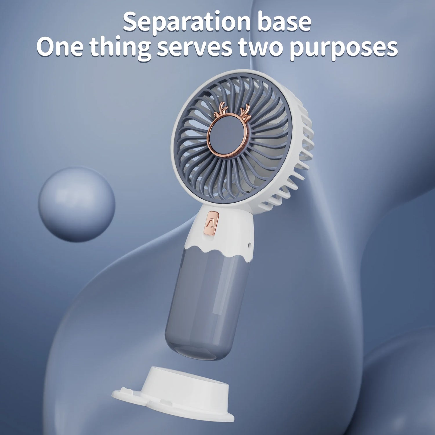 Mini Fan Rechargeable Table Fan Handheld Fan USB Fan Desk Fan Cooling Fan For Home , Office , Car, & Multi Use Fan (Battery Not Include) - Springkart 
