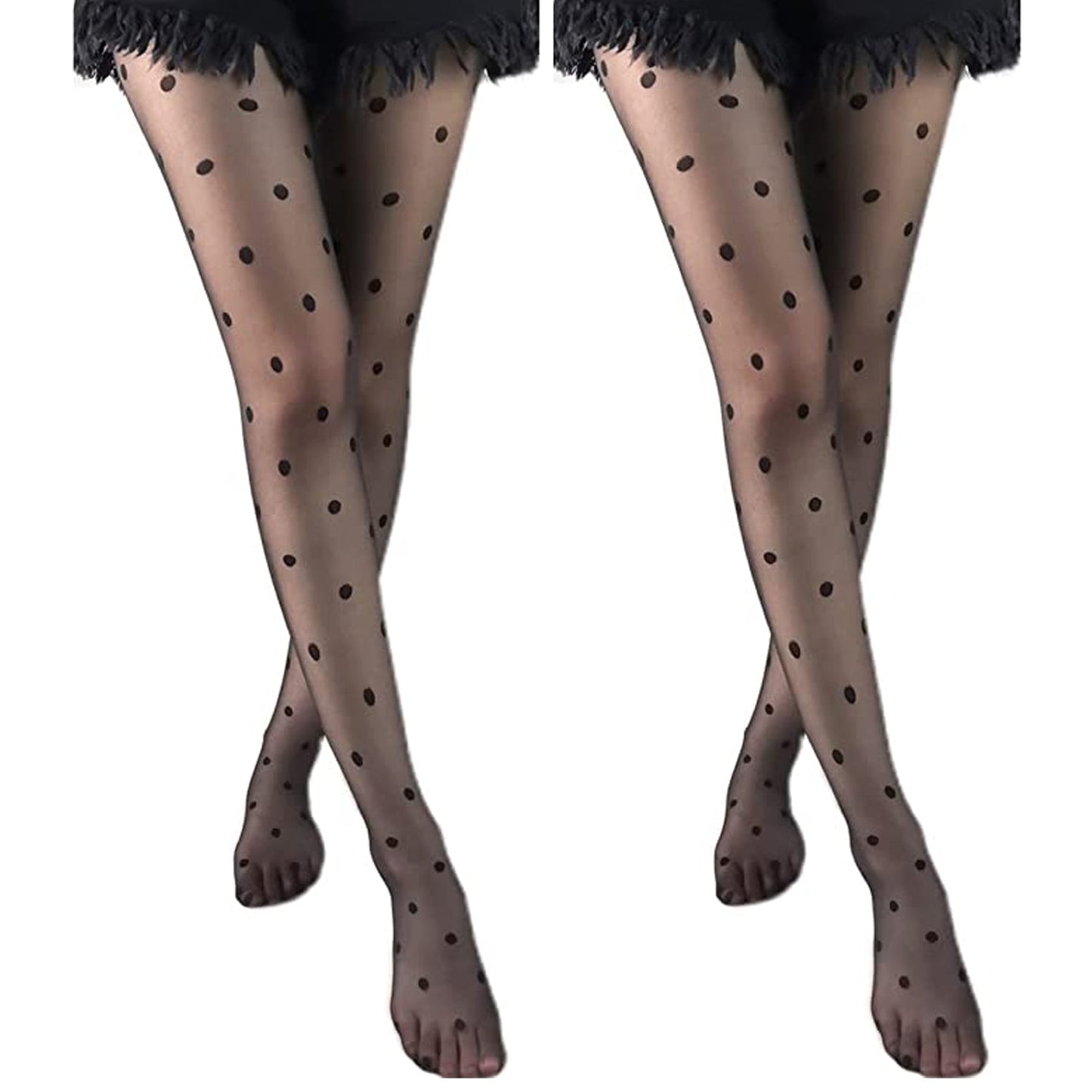 Body Stocking Cloth White Dot Design Stocking Cloth With ELASTIC CLOTH, THE BEST SOFT MATERIAL CLOTH - Springkart 