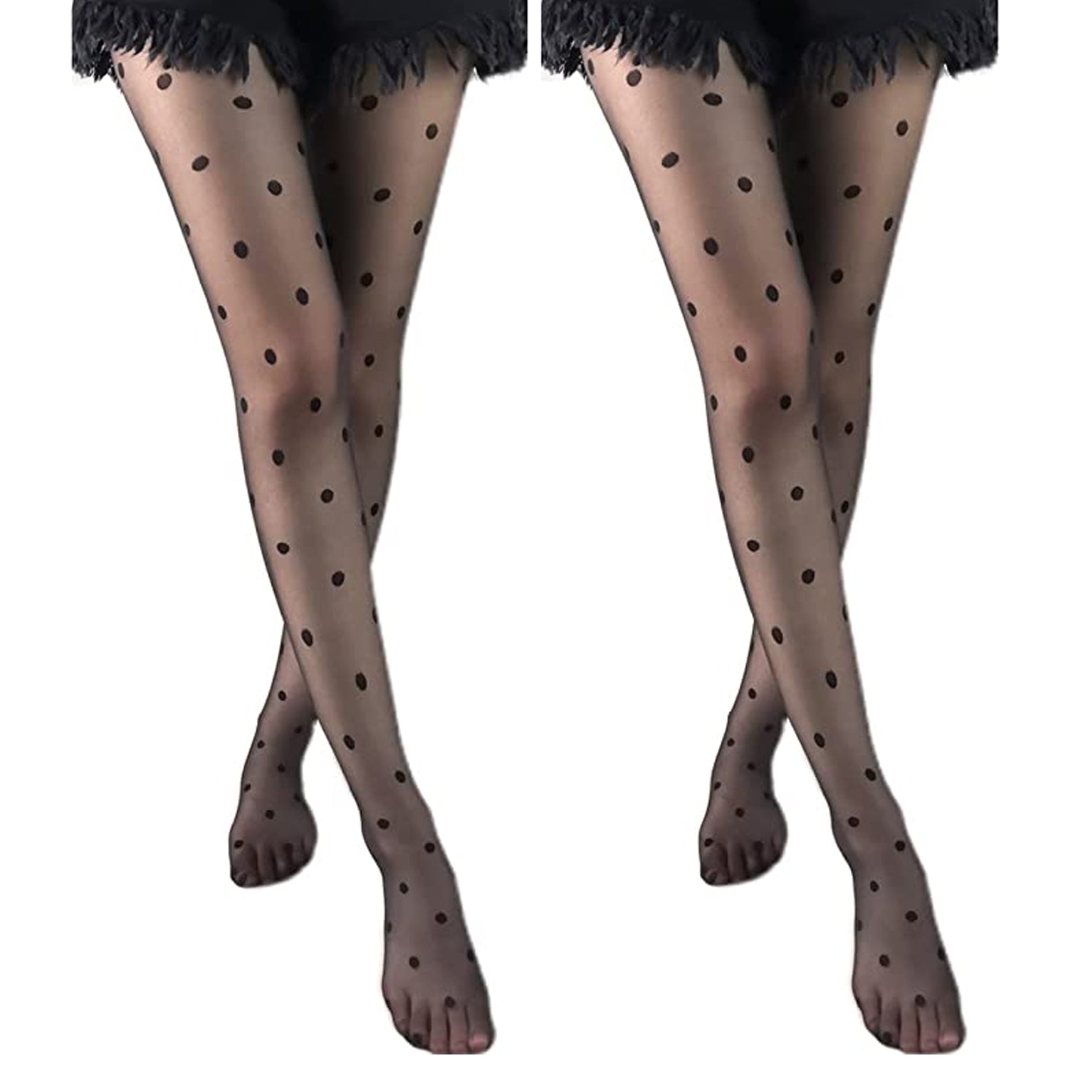 Body Stocking Cloth White Dot Design Stocking Cloth With ELASTIC CLOTH, THE BEST SOFT MATERIAL CLOTH - Springkart 