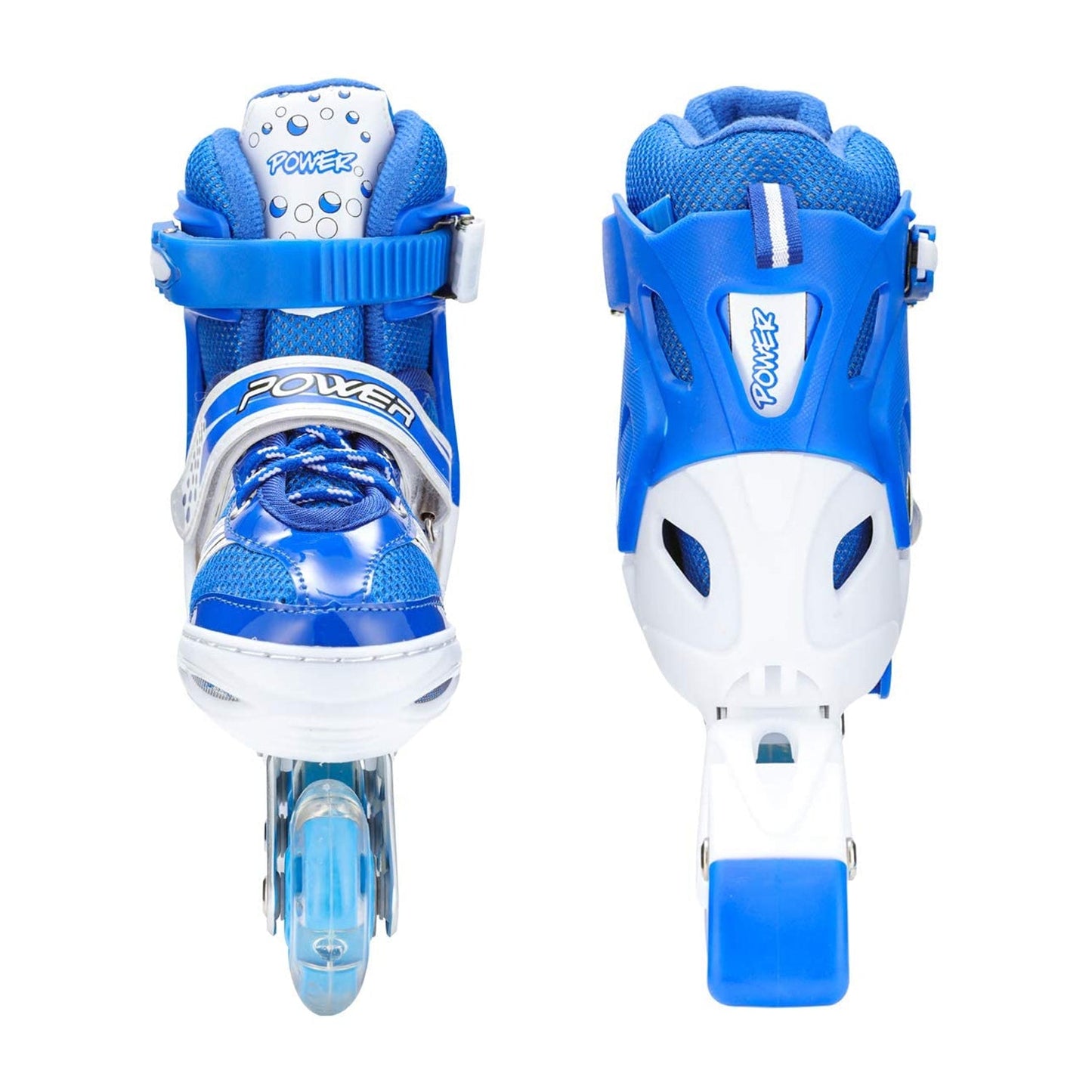 Inline Skates With Led Flashing Light Wheel With Adjustable Length Skate Premium High Quality Skates Pair (Roller Skate , Skating) - Springkart 